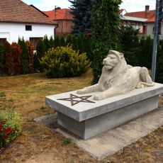Statue of lion in Stará Říše
