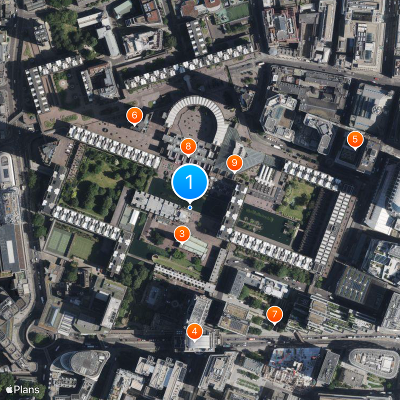 Barbican Estate Mapa