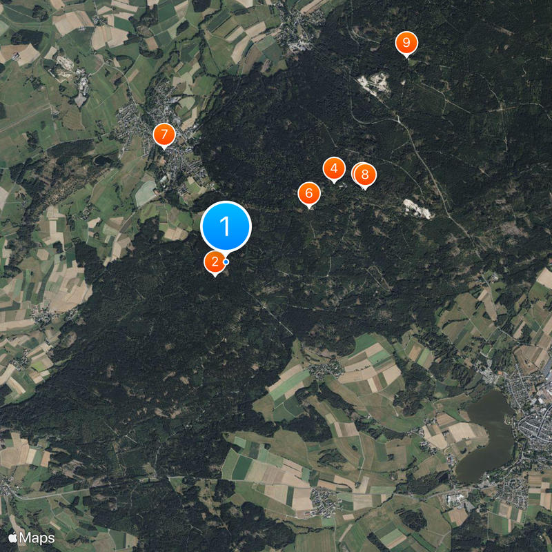 Saale Map