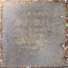 Stolperstein dedicated to Anna Schiff