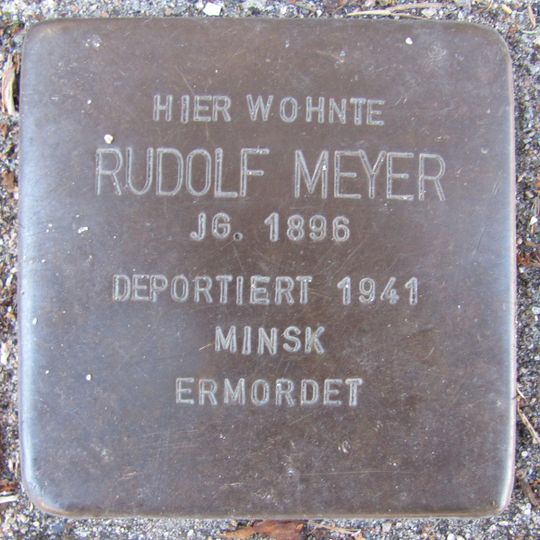 Stolperstein für Rudolf Meyer