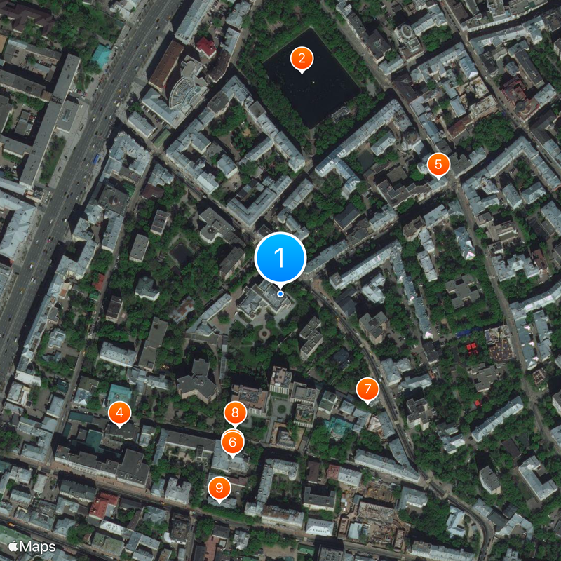 Morozova Palace Mappa