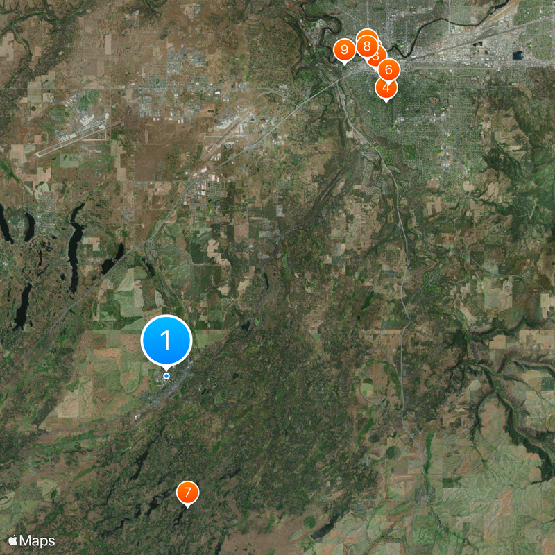 Eastern Washington University Map