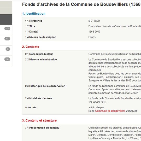 Archives communales de Val-de-Ruz