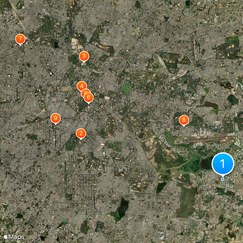 Outer Ring Road, Bangalore Map