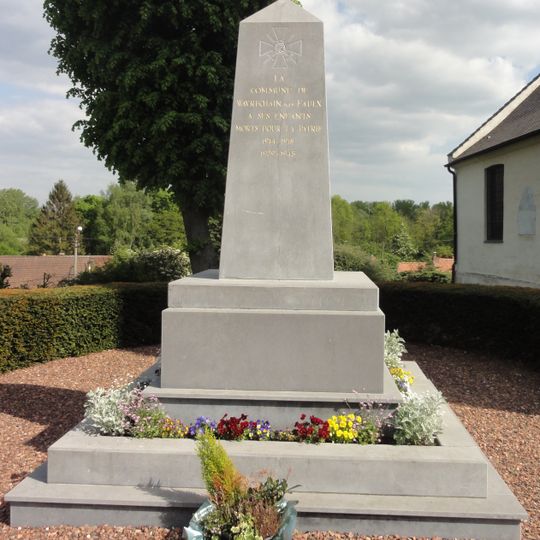 Monument aux morts de Wavrechain-sous-Faulx