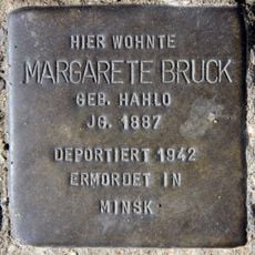 Stolperstein dedicated to Margarete Bruck
