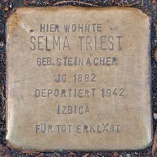 Stolperstein dedicated to Selma Triest
