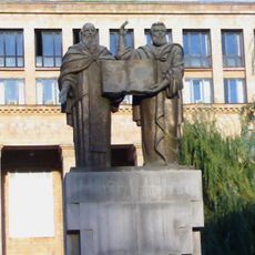 Mesrop Mashtots and Sahak Partev
