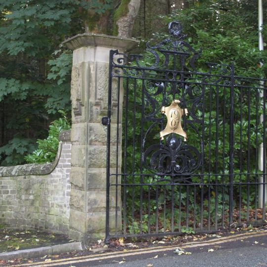 Gate Piers And Gates At The Lodge