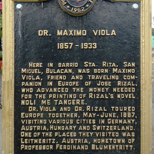 Dr. Maximo Viola historical marker