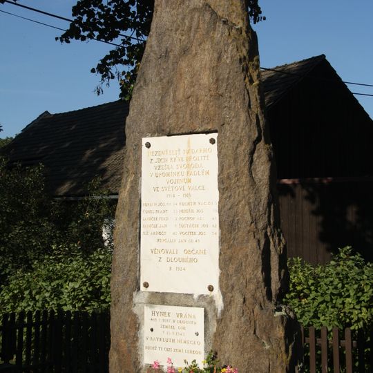 Památník obětem 1. a 2. sv. války v Dlouhém
