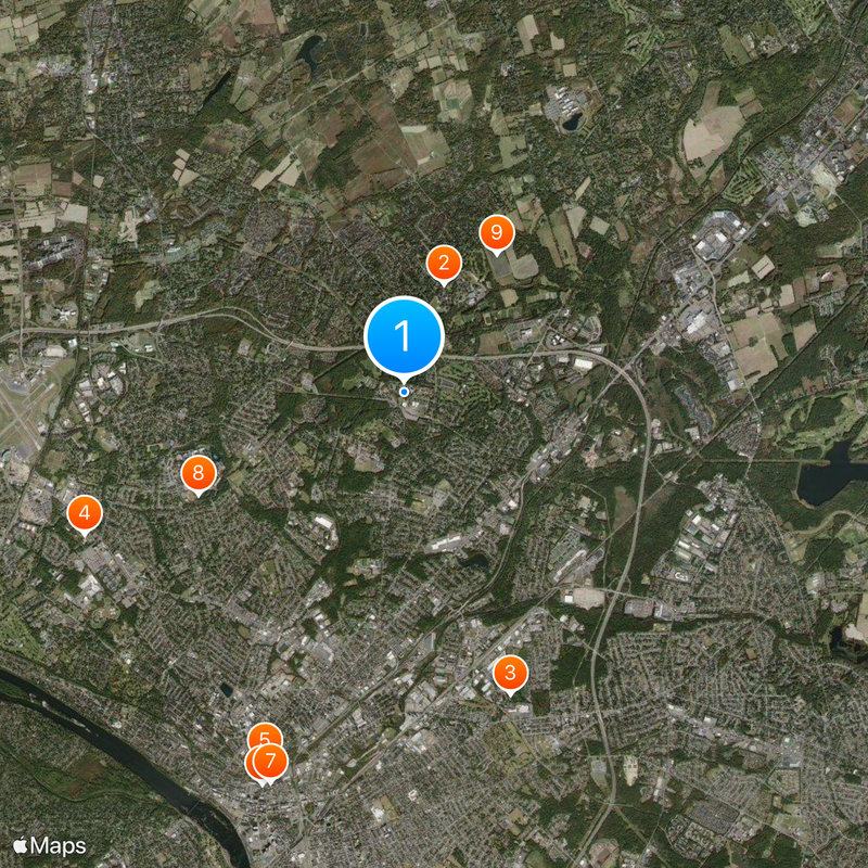 Rider University Map