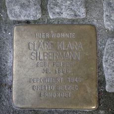 Stolperstein dedicated to Cläre Klara Silbermann