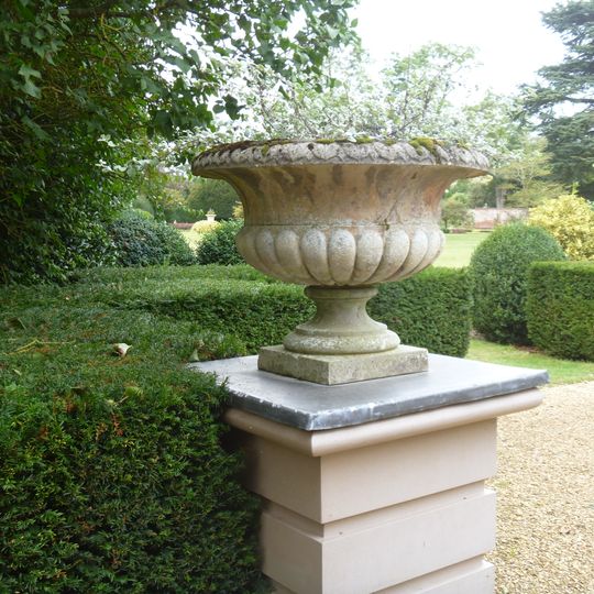 Pair Of Garden Urns On North Terrace At Belton House
