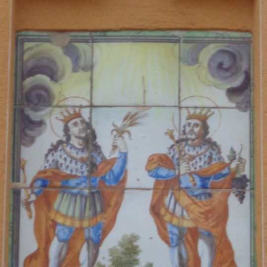 Ceramic panel of Saint Abdon and Saint Sennen