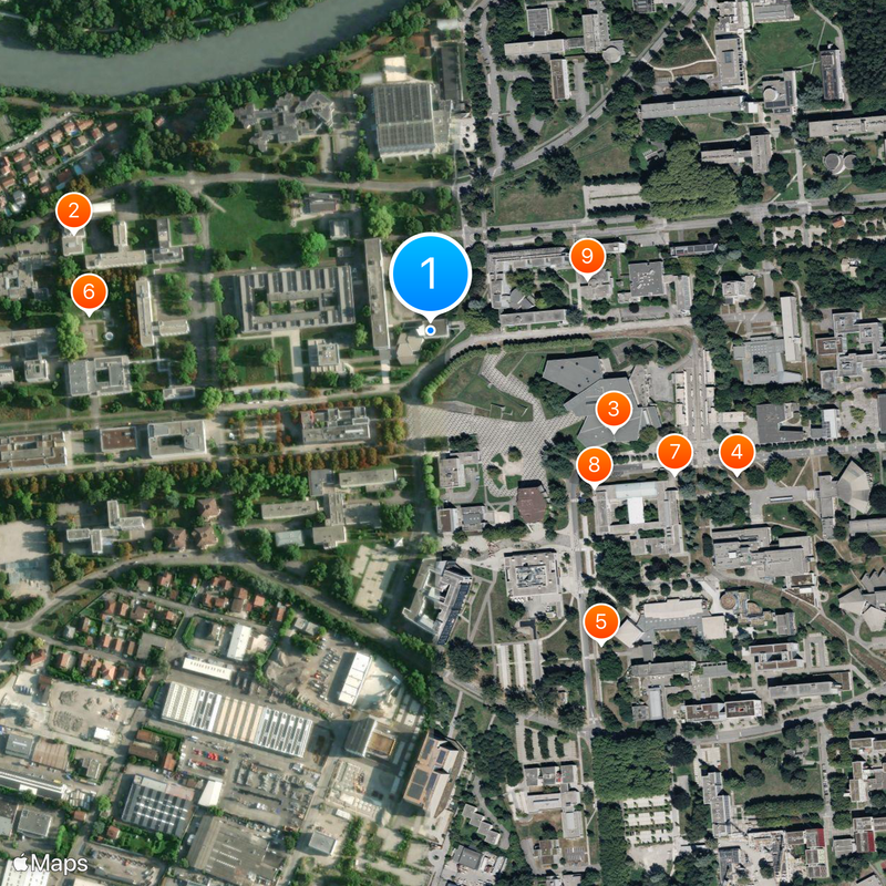 Universidad Grenoble Alpes Mapa