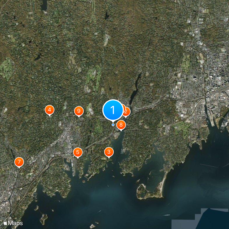 Cos Cob Map