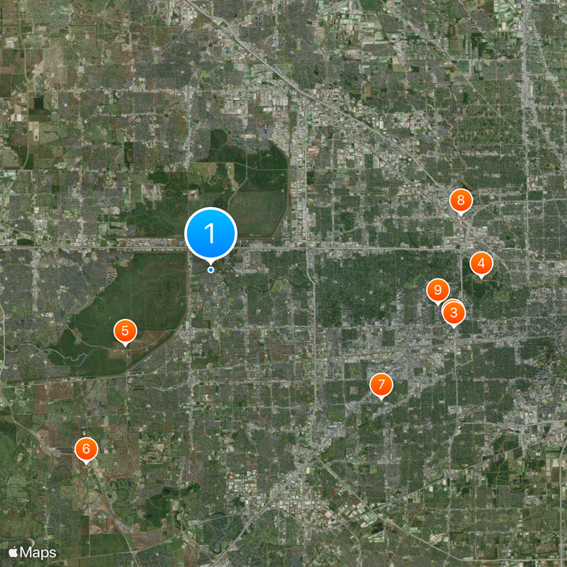 Houston Energy Corridor Map