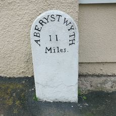 Milestone on A487