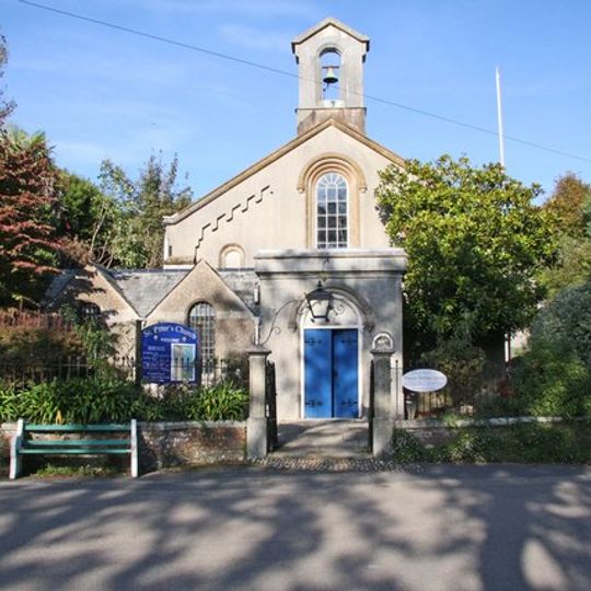 Church of St Peter and Gate-Piers, Gates, Wall and Railing to South West