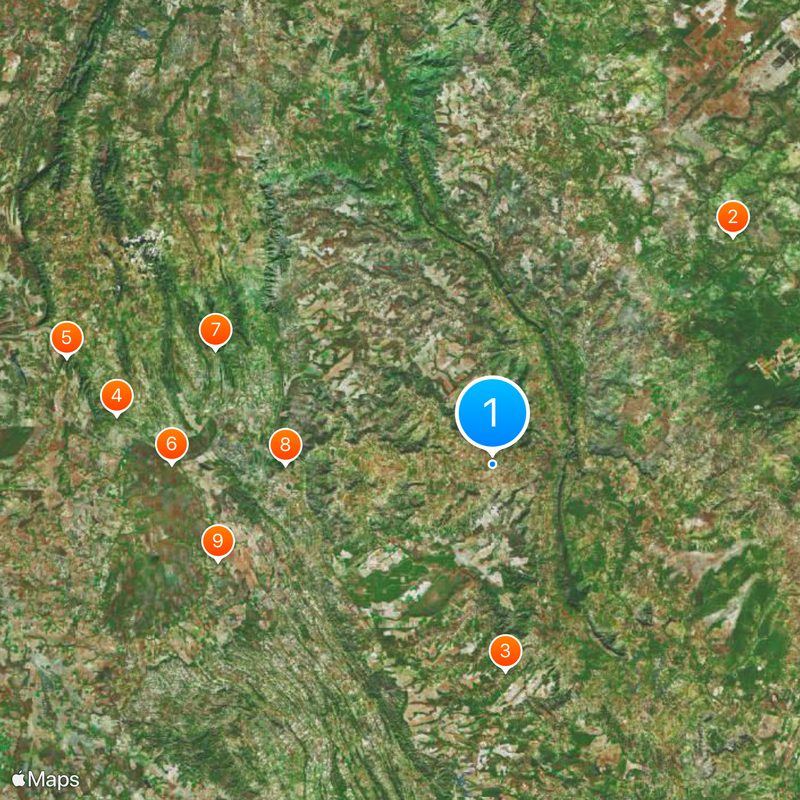 Buritis Map