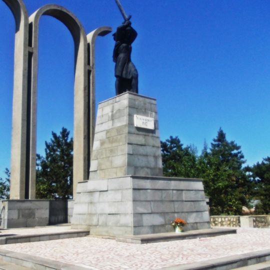 Statue of Victory in Tișița, Vrancea