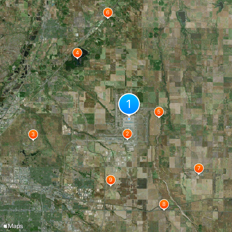 Denver International Airport Map