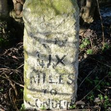 Milestone One And One Half Miles North Of Goose Hall At Ngr 492 693