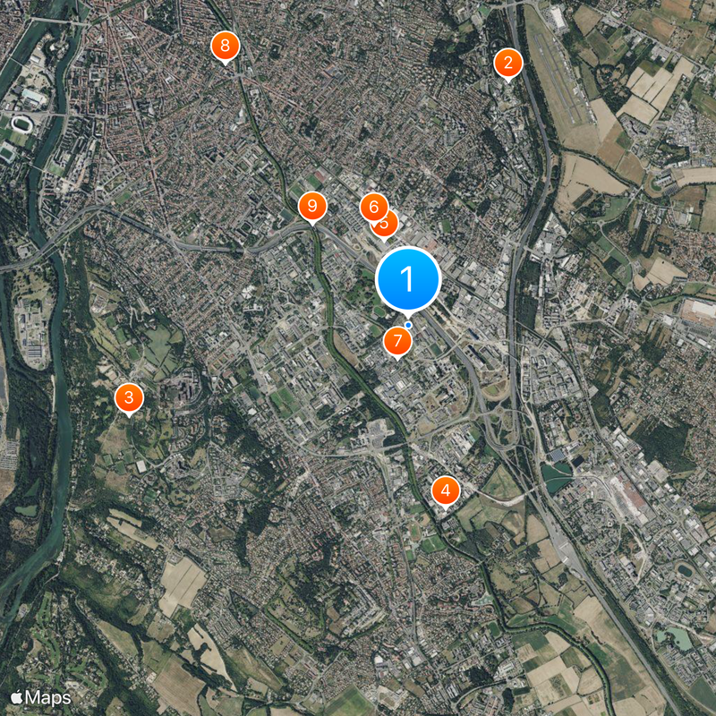 French Civil Aviation University Map