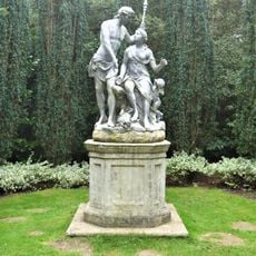 Sculpture Group Of Diana And Actaeon, At Jubilee Walk, At Anglesey Abbey