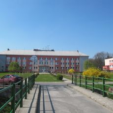 Bridge over the Rusava to the school in Hulín