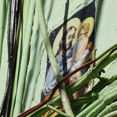 Retablo cerámico de San José