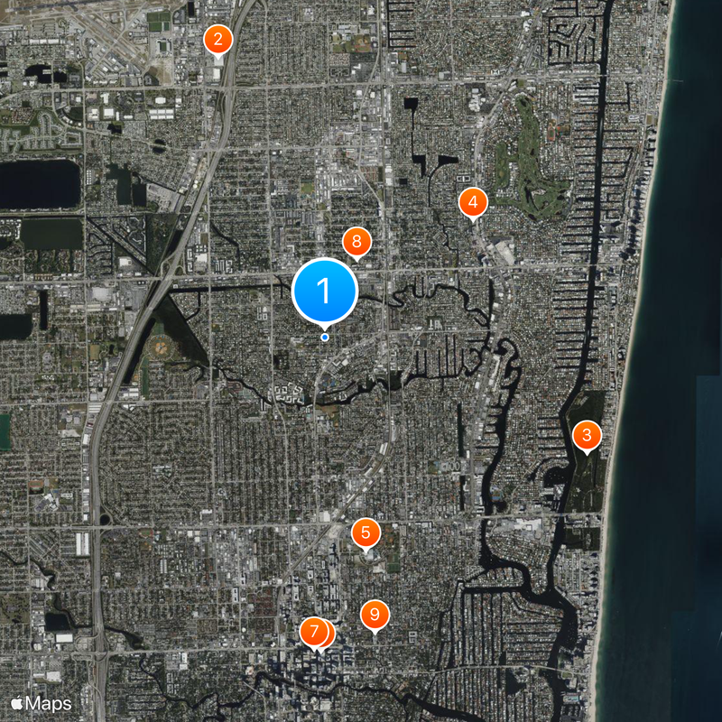 Wilton Manors Map