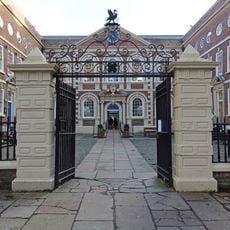 Railings, gates and gate piers, Bluecoat