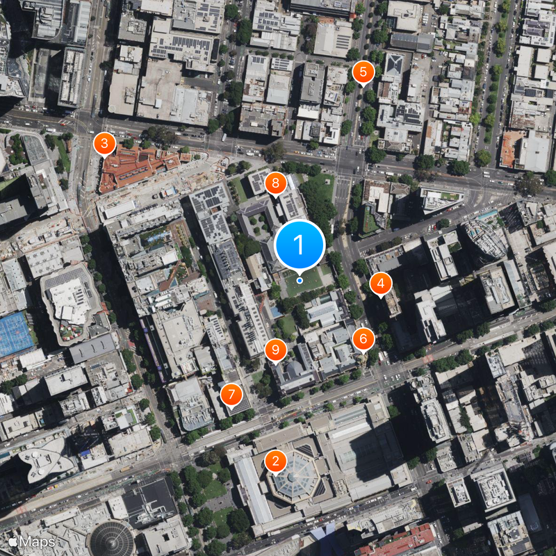 Old Melbourne Gaol Mapa