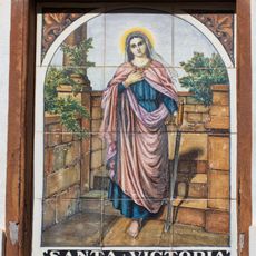 Ceramic panel of Saint Victoria