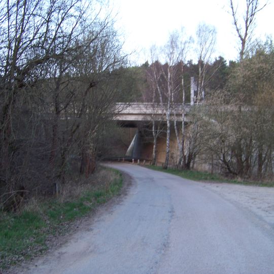 Bridge of D1 highway over road Všešímy - Božkov