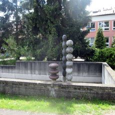 Plastika v Horní Bříze v ulici U Vrbky