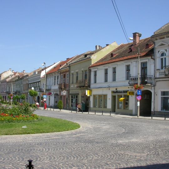 Kézdivásárhely történelmi központja