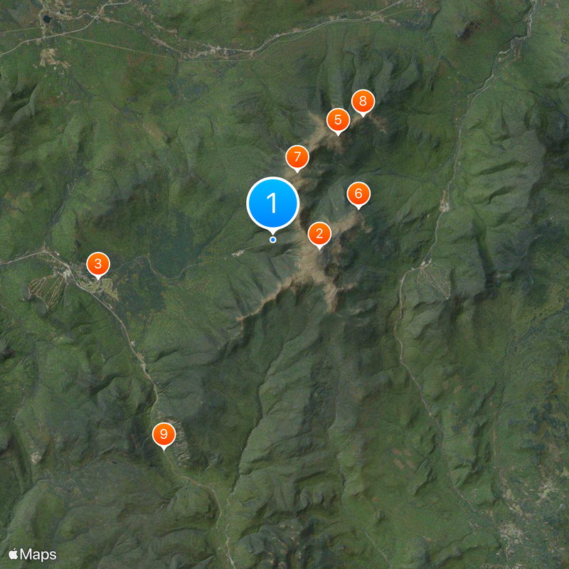 Mount Washington Cog Railway Map