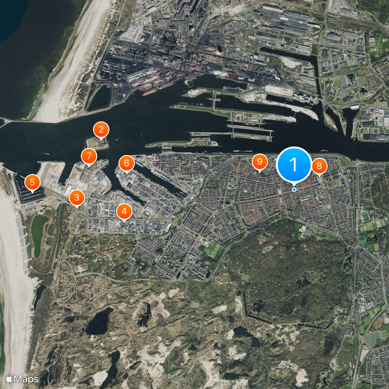 IJmuiden Map