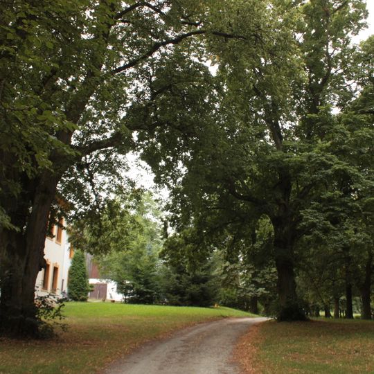 Castle park in Bouzov