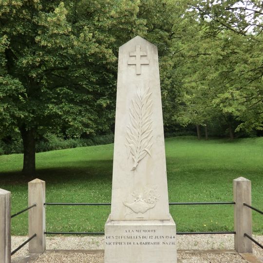 Mémorial des 21 fusillés du 12 juin 1944 de Dagneux