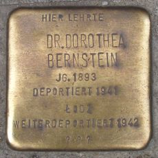 Stolperstein en memoria de Dorothea Bernstein