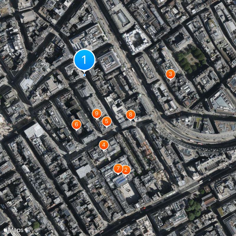 Savile Row Map