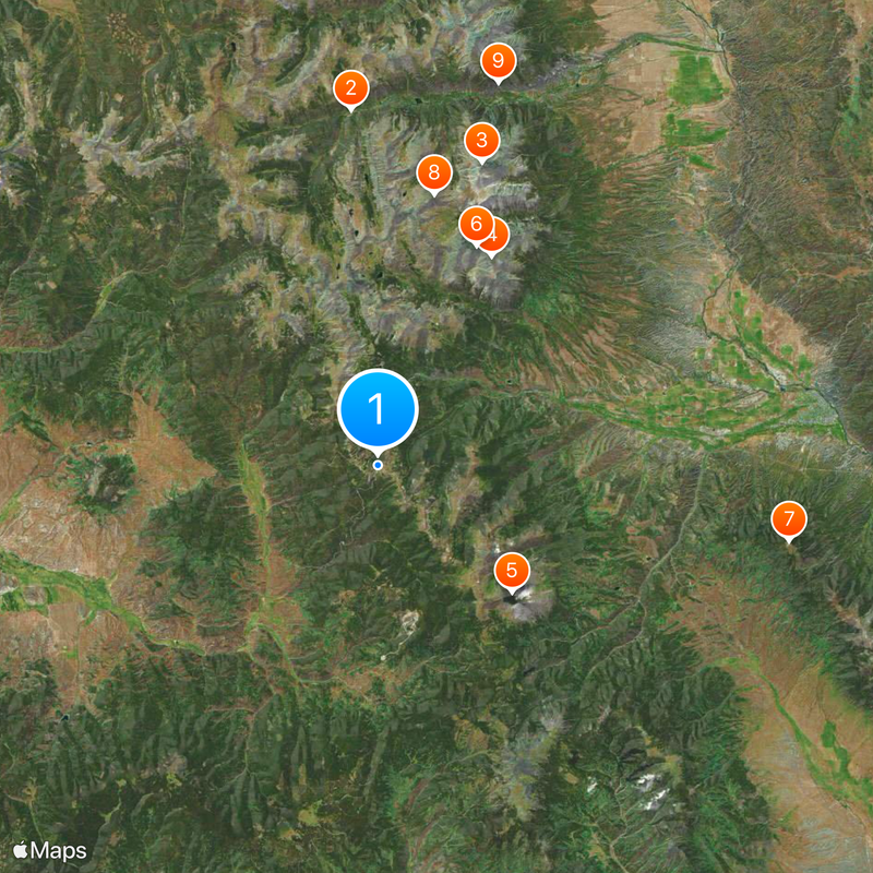 Monarch Pass Map
