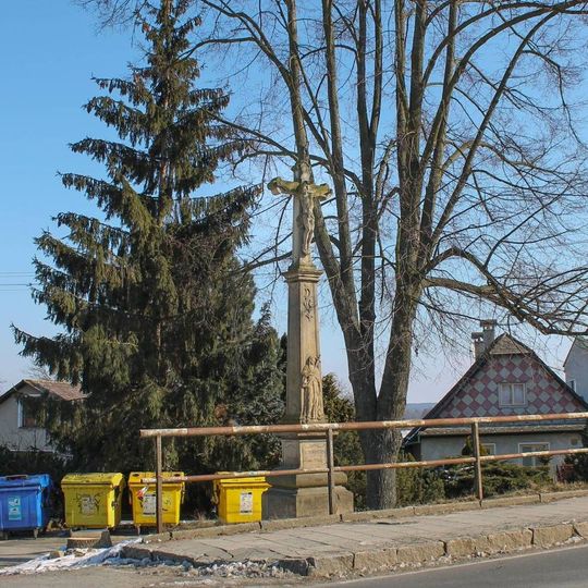 Kříž v Lošticích na Olomoucké ulici