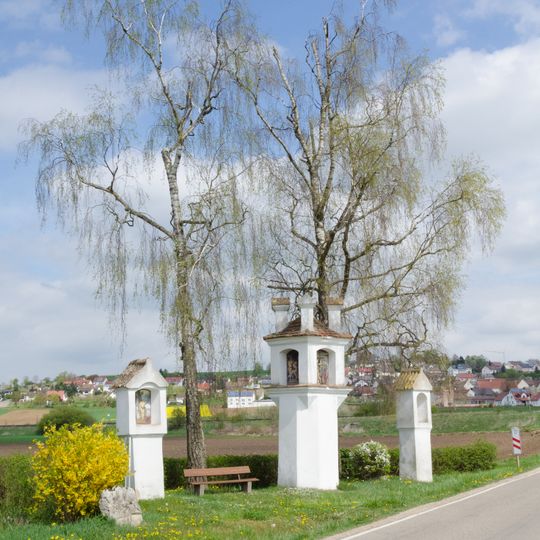 Drei Bildstöcke in Hainsfarth