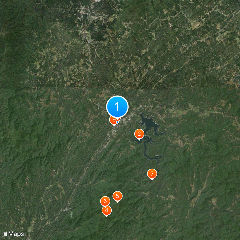 Blue Ridge Map